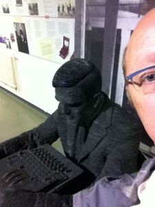 Selfie with Alan at Bletchley Park, 2012